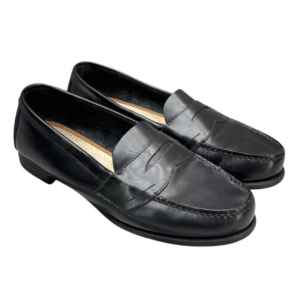 Eastland Shoes - Eastland Classic II Black Patent Leather Slip On Penny Loafer Women 10